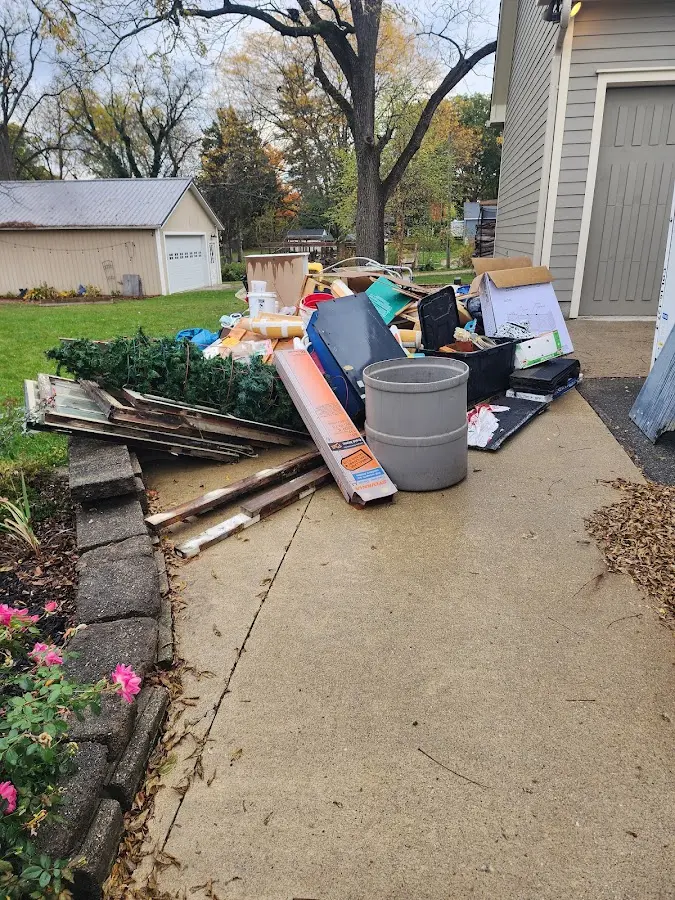Dumpster being loaded with debris for 30 Yard Dumpster Rental in Yorkshire